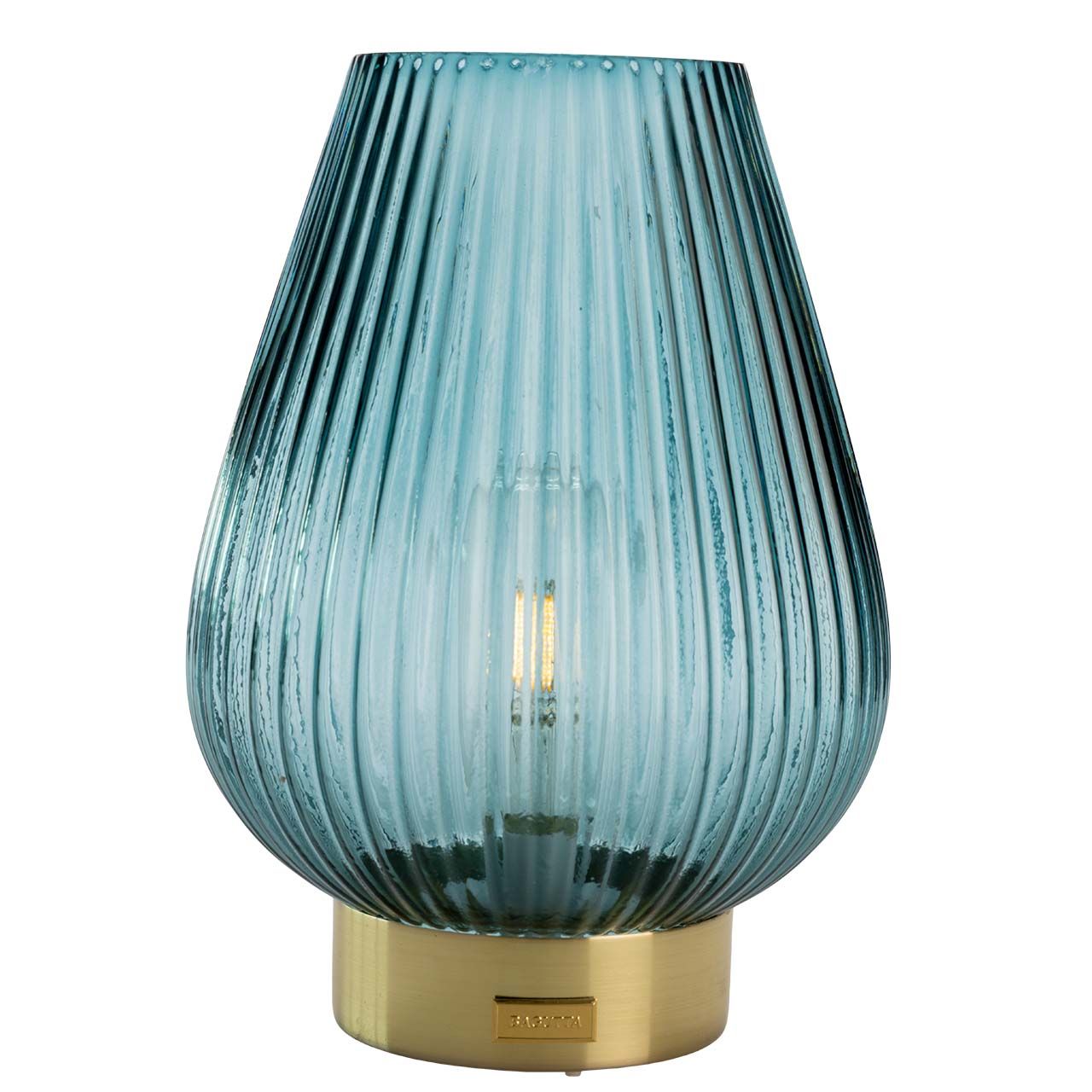 LAMPADA GOCCIA A RICARICA USB H. 31 BLU